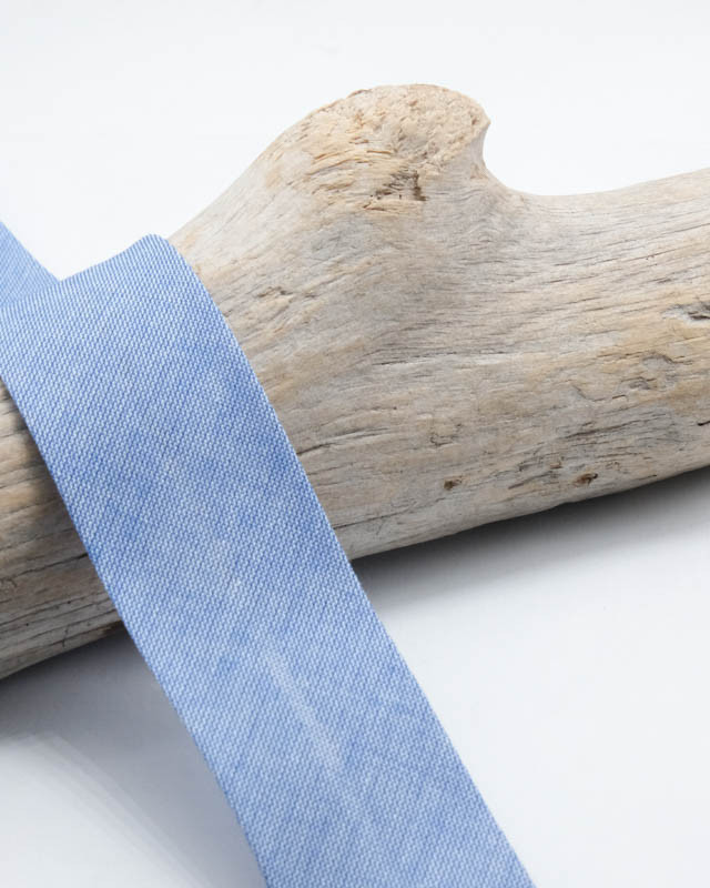 Biais Denim Bleu - 2 Tailles - Mercerine