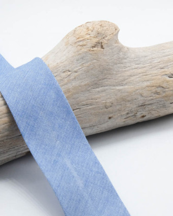 Biais Denim Bleu - 2 Tailles - Mercerine