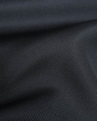 Maille 3D Mesh Noire - Maille 1mm - Mercerine