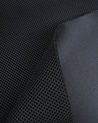 Maille 3D Mesh Noire - Maille 3mm - Mercerine