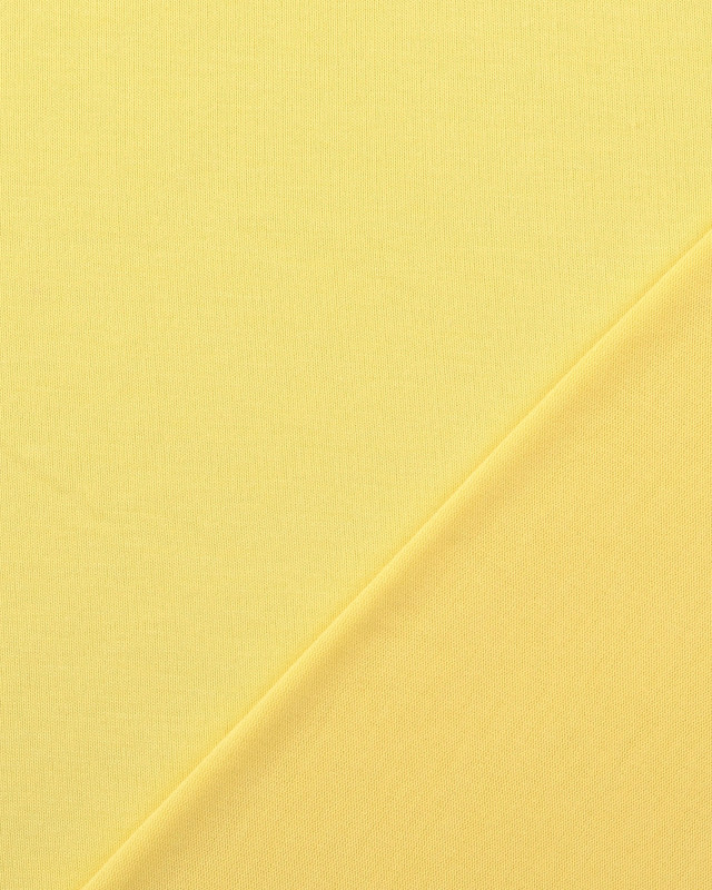 Tissu Maille Douce Légère Jaune Pastel - Mercerine