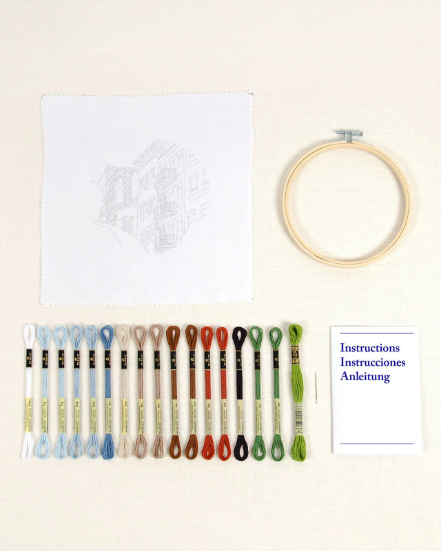 Kit de Broderie New York - DMC - Mercerine