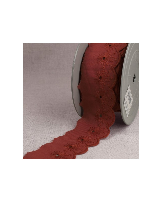 Ruban Broderie Soleil - 6 coloris - Mercerine