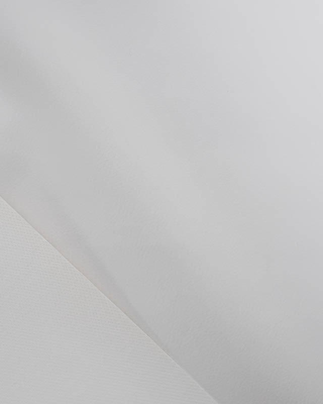 Tissu Simili Cuir Séville Blanc - Mercerine