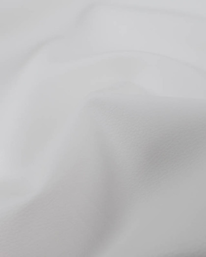 Tissu Simili Cuir Séville Blanc - Mercerine
