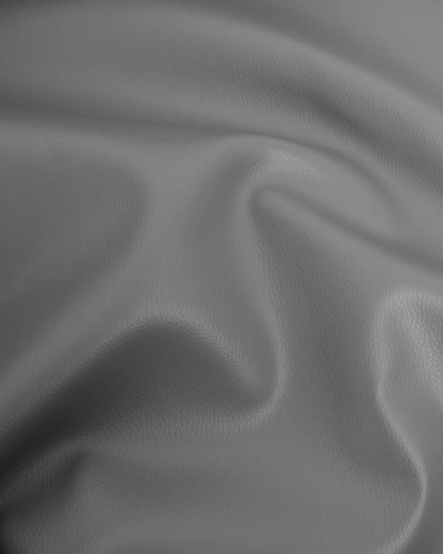 Tissu Simili Cuir Séville Gris - Mercerine