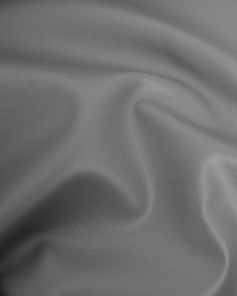 Tissu Simili Cuir Séville Gris - Mercerine