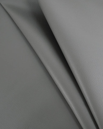 Tissu Simili Cuir Séville Gris - Mercerine