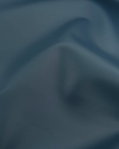 Tissu Simili Cuir Séville Bleu - Mercerine
