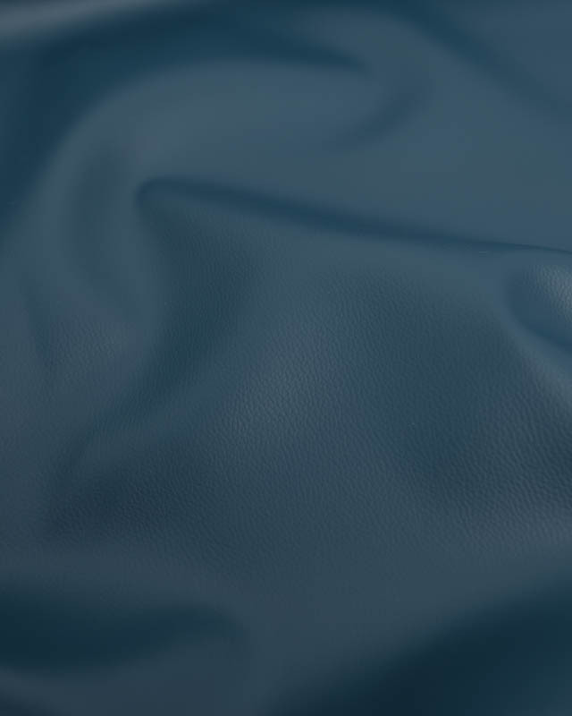 Tissu Simili Cuir Séville Bleu - Mercerine