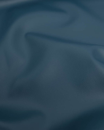 Tissu Simili Cuir Séville Bleu - Mercerine