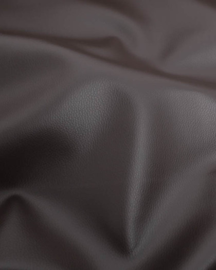 Tissu Simili Cuir Séville Ebène - Mercerine