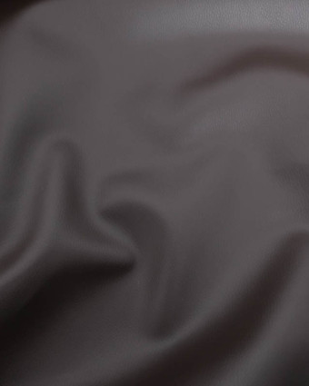 Tissu Simili Cuir Séville Ebène - Mercerine