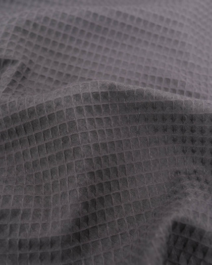 Tissu Nid d'Abeille Orage - Mercerine