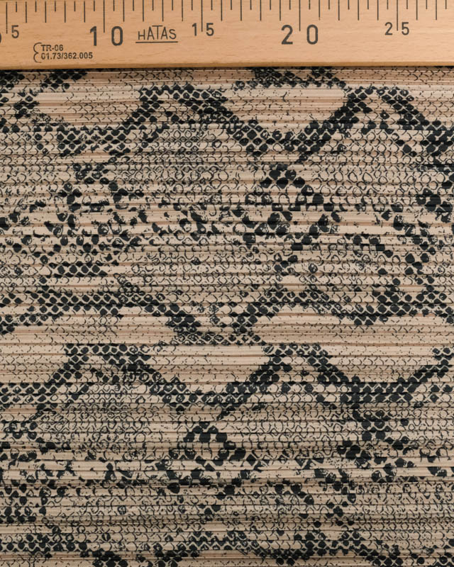 Tissu Plissé Serpent Satiné  - Mercerine