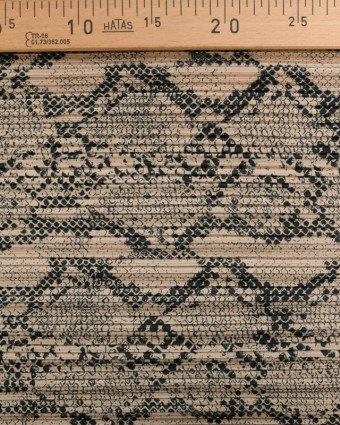 Tissu Plissé Serpent Satiné  - Mercerine