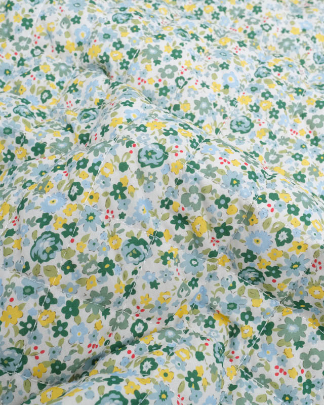 Tissu Matelassé Double Face Champ d'Été Jaune - Mercerine
