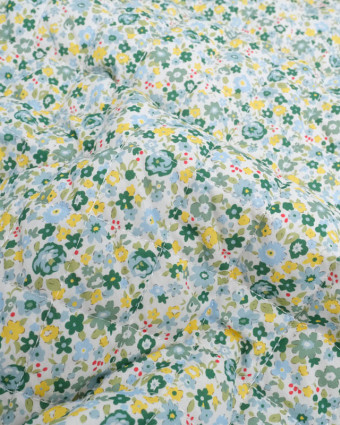 Tissu Matelassé Double Face Champ d'Été Jaune - Mercerine