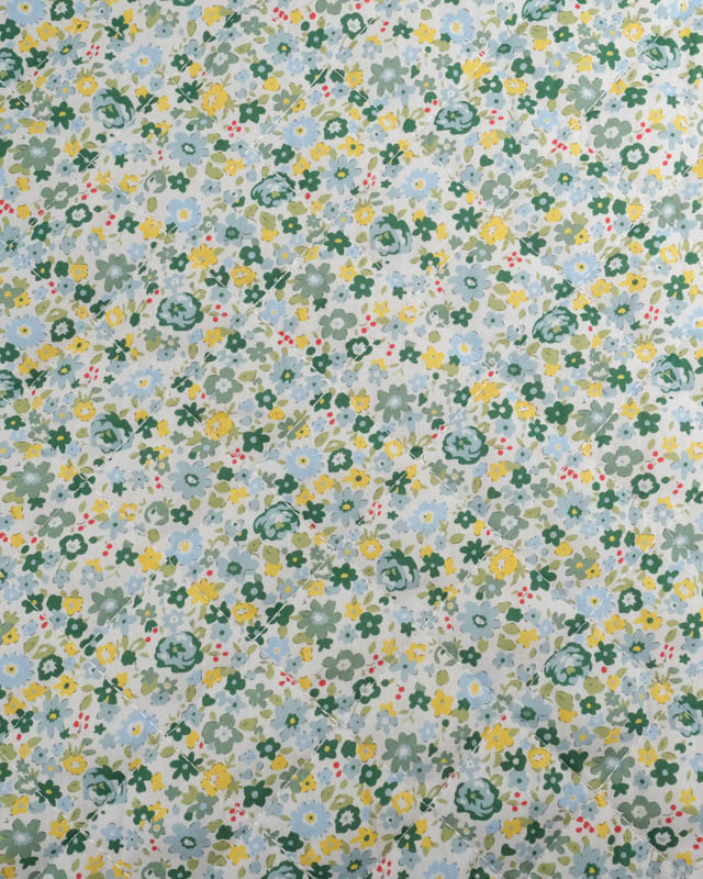 Tissu Matelassé Double Face Champ d'Été Jaune - Mercerine
