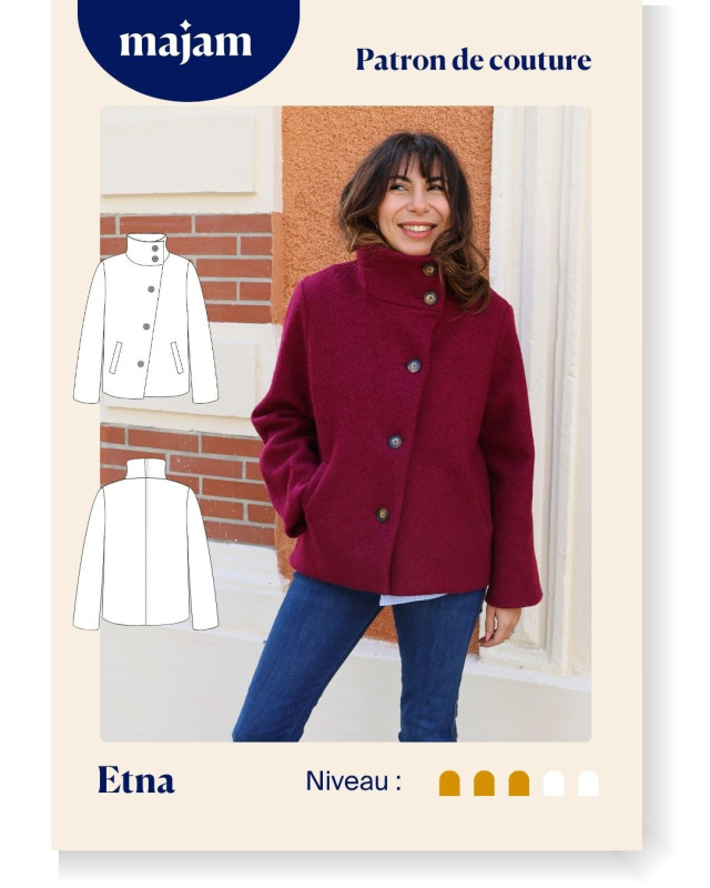 Patron Manteau ETNA - Majam - Mercerine