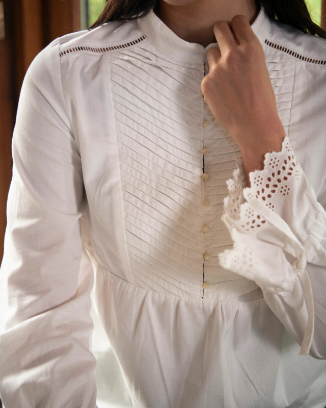 Patron couture La Blouse CLOTILDE - Maéli Paris - Mercerine