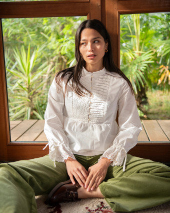 Patron couture La Blouse CLOTILDE - Maéli Paris - Mercerine