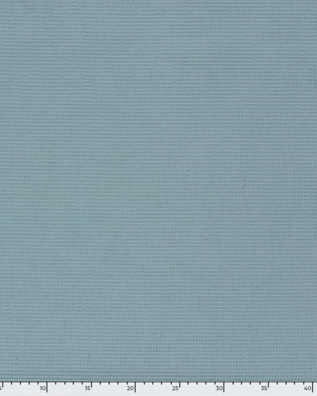 Tissu Mini Nid d'Abeille Bleu - Mercerine