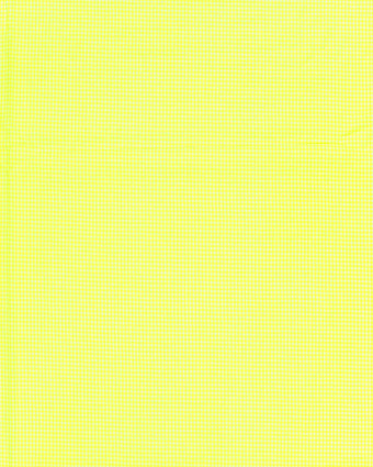 Tissu Seersucker Mini Vichy Jaune Fluo - Mercerine