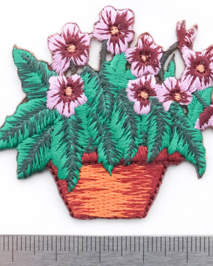 Ecusson Thermocollant Plante violette - Mercerine