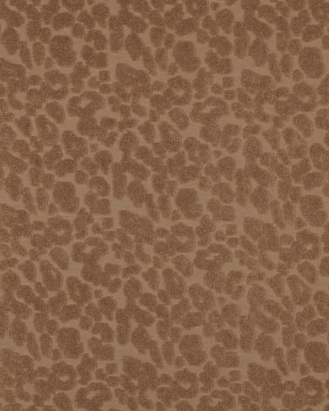 Jersey Mini Eponge Léopard Caramel - Mercerine