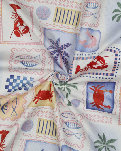 Toile de Coton Canvas Summer Patchwork - Mercerine