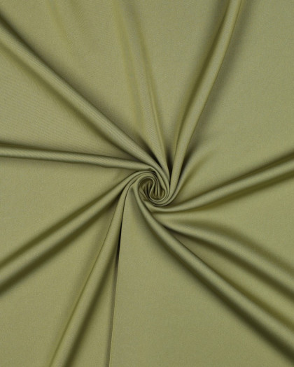Tissu Microfibre Toucher Soie Olive - Mercerine