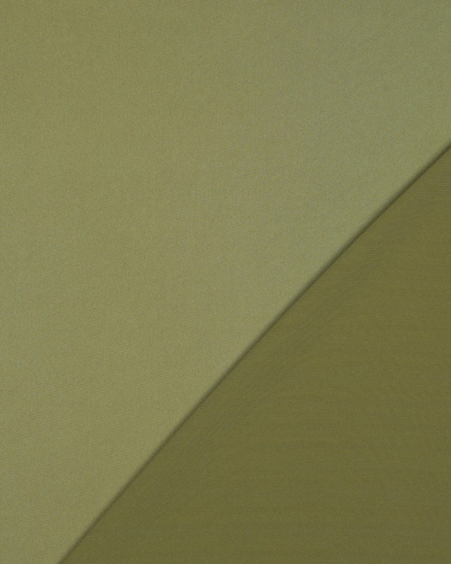 Tissu Microfibre Toucher Soie Olive - Mercerine