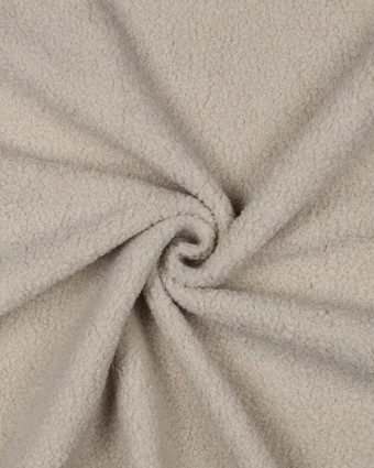 Tissu Petites Bouclettes Greige - Mercerine