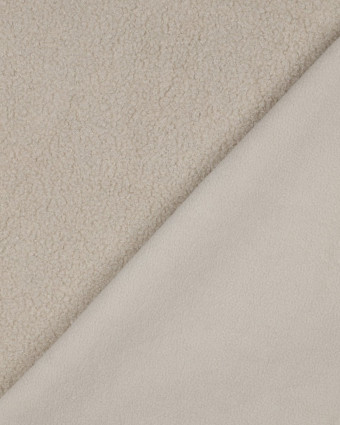 Tissu Petites Bouclettes Greige - Mercerine