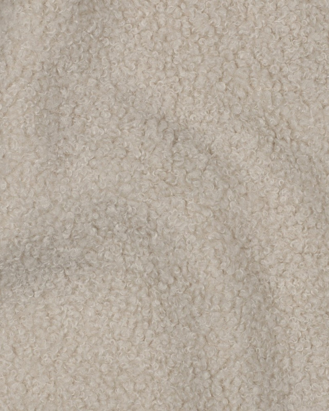 Tissu Petites Bouclettes Greige - Mercerine
