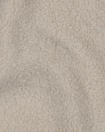 Tissu Petites Bouclettes Greige - Mercerine