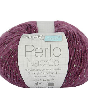 Fil à Tricoter Perle Nacré 50g - 100% Acrylique
