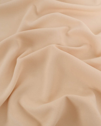 Tissu Crêpe Lourd Uni Sofia Nude - Mercerine