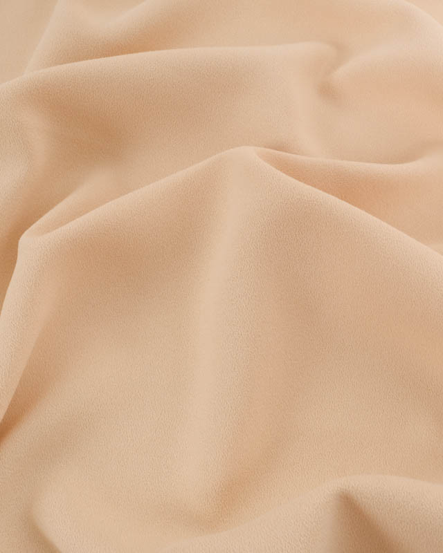 Tissu Crêpe Lourd Uni Sofia Nude - Mercerine