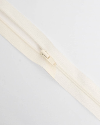 Fermeture au mètre avec curseur - Ivoire - 3mm - Mercerine