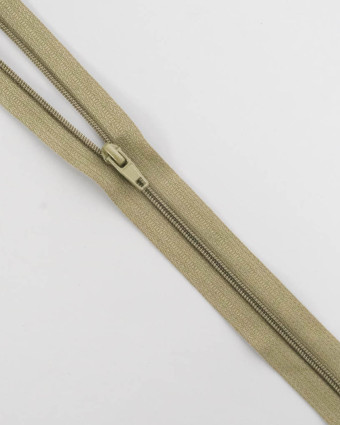 Fermeture au mètre avec curseur - Taupe - 3mm - Mercerine
