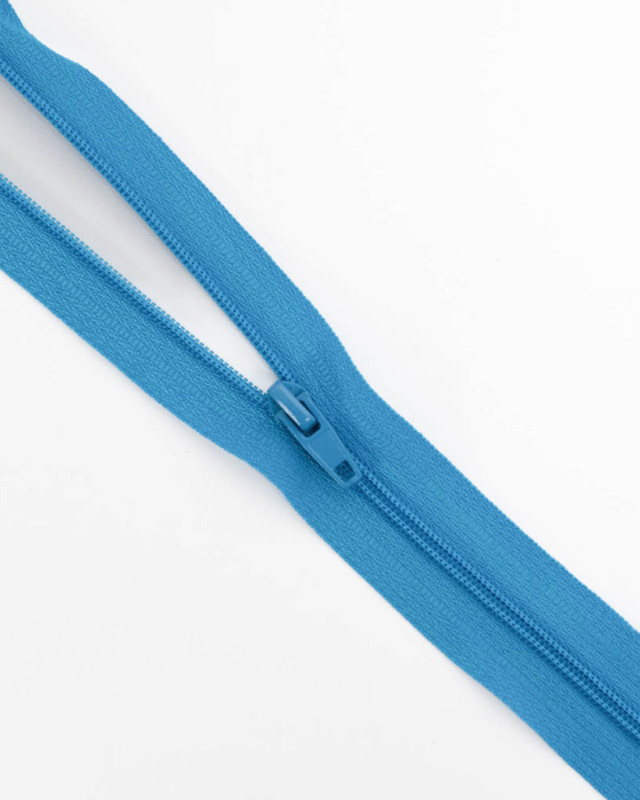 Fermeture au mètre avec curseur - Turquoise - 3mm - Mercerine
