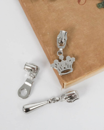 Curseur pour fermeture - Couronne - 3mm - Mercerine