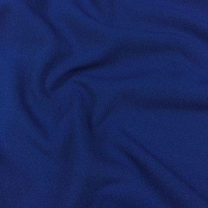 Crêpe jersey extensible bleu...