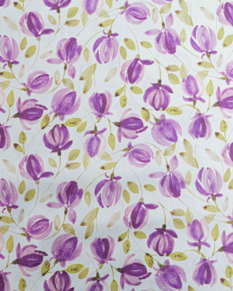 Popeline de Coton Tendre Violette - Mercerine