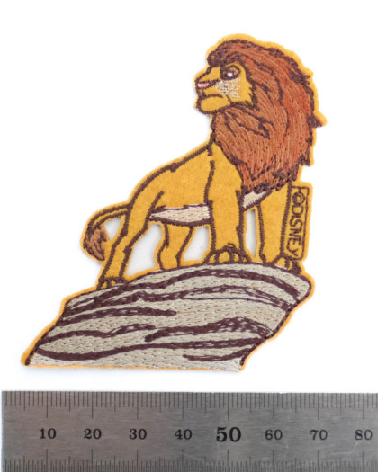 Ecusson Thermocollant Le roi lion Mufasa rocher - Mercerine
