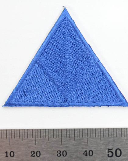 Ecusson Thermocollant Triangle bleu - Mercerine