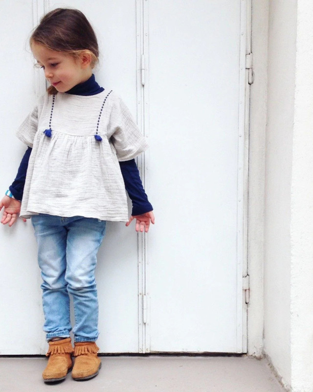 Ikatee SAKURA KIDS patron robe et blouse enfant - Mercerine