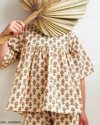 Ikatee SAKURA KIDS patron robe et blouse enfant - Mercerine